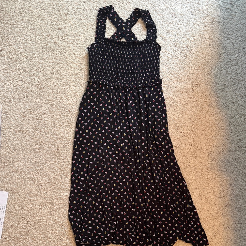 Boden Black and Gray Patterned Garment